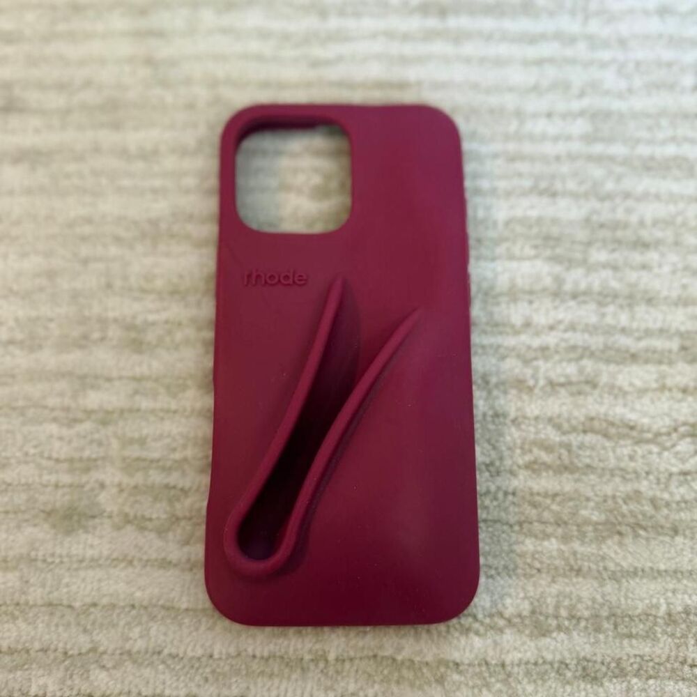 Rhode Pink and Burgundy Phone-cases